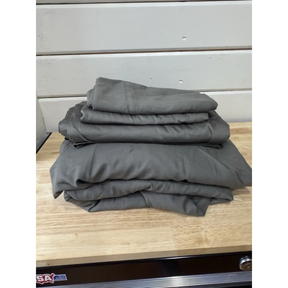 Boll And Branch Split King Juniper Signature Sheet Set 100% Organic Cotton - Picture 1 of 11